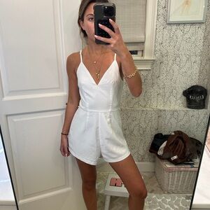 White romper size S